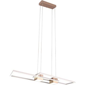 LED Hanglamp - Trion Zuru - 37W - Aanpasbare Kleur - Dimbaar, Huis en Inrichting, Lampen | Hanglampen, Ophalen of Verzenden, Nieuw