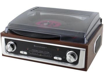 Soundmaster PL196H - Platenspeler - 3 snelheden (33/45/78, Verzenden, Nieuw