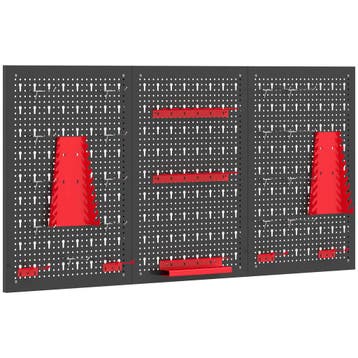 Opbergsysteem Wandrek 60 X 40 Cm, 28 Stks. Bakkenrek Met Haa, Verzenden, Nieuw