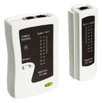 Professionele Netwerkkabeltester voor RJ11 en RJ45 Kabels, Ophalen of Verzenden, Nieuw