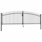 vidaXL Dubbele deur hekpoort Woerden met speerpunt 400x149,5, Verzenden, Nieuw