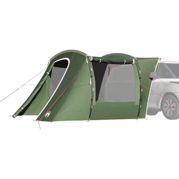 vidaXL Autotent waterdicht groen, Caravans en Kamperen, Verzenden, Nieuw, Tot en met 2