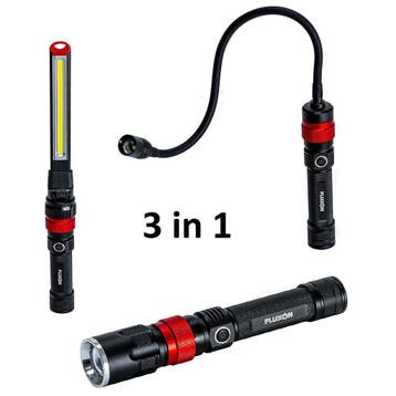 LED werklamp 3 in 1 oplaadbaar magnetisch, Verzenden, Nieuw