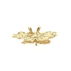 Gouden hanger van een vlinder (Hanger of bedel), Ophalen of Verzenden, Gebruikt, Goud, Overige merken