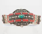 Zilverlegering onder wettelijk gehalte - Armband - Turkoois