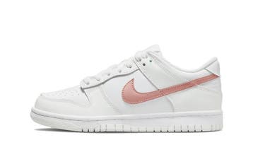 Nike Dunk Low White Pink (GS), Nieuw