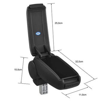 Armsteun voor Hyundai i30 2007-2012 stof zwart, Auto-onderdelen, Verzenden, Nieuw