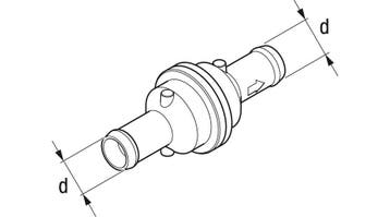 Eberspächer terugslagventiel 20mm, Auto-onderdelen, Airco en Verwarming, Ophalen of Verzenden, Nieuw