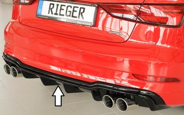 Diffuser | geschikt voor Audi | A3 Sedan (8V) / A3 Cabrio (8, Verzenden, Nieuw, Audi