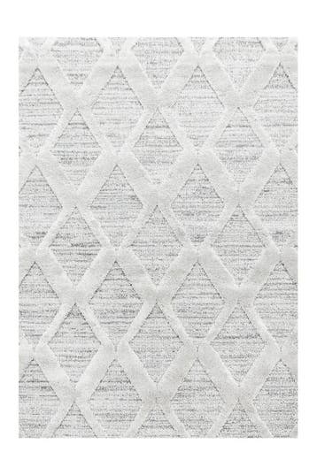 Scandinavisch Vloerkleed | Pisa | Ruiten | Grijs | 80x150 cm, Verzenden, Nieuw
