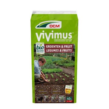 DCM Bio Vivimus® Groenten & Fruit zak 40L, Ophalen of Verzenden