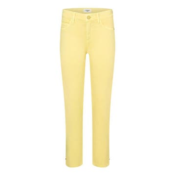 Cambio • gele Piper Short broek • 36, Kleding | Dames, Broeken en Pantalons, Cambio, Verzenden, Geel, Nieuw