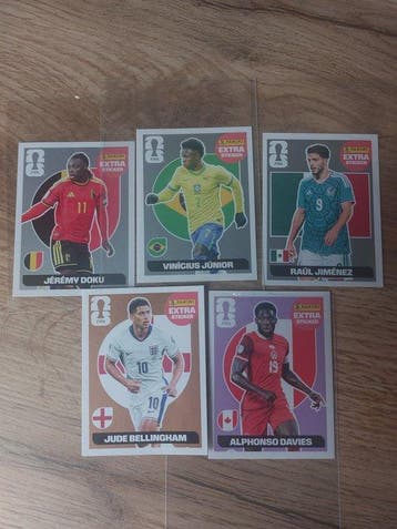 2026 Panini World Cup Stickers Vini Jr. - 5 Sticker -, Nieuw