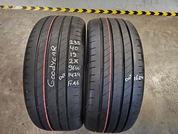 235/40/19 96W GOODYEAR ZOMERBANDEN 7MM PROFIEL, Gebruikt, 235 mm, Band(en), Personenwagen