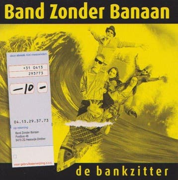 cd single card - Band Zonder Banaan - De Bankzitter, Verzenden, Zo goed als nieuw, Nederlandstalig