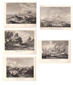 Italië - [Lot van 5] Agrigento Siracusa Sicilië; Saint-Non, Nieuw