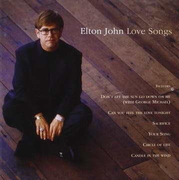 Elton John - Love Songs (CD, 1995), Ophalen of Verzenden, Gebruikt