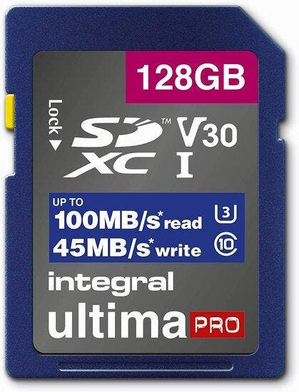 SDXC UltimaPro 128GB 100 MB/sec (Tweedekans), Audio, Tv en Foto, Fotografie | Accu's en Batterijen, Nieuw, Ophalen of Verzenden