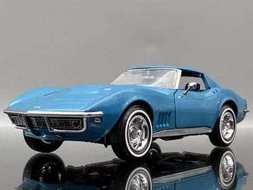Franklin Mint 1:24 - Modelauto - 1968 Chevrolet Corvette, Nieuw