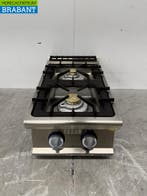 RVS Gico 2 Pits Opzet Fornuis 40 cm GAS Horeca, Ophalen of Verzenden, Gebruikt