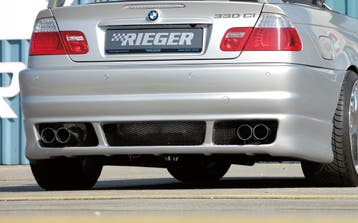 Rieger achterbumper Sport-Look | 3-Serie E46: 02.02- (vanaf, Auto-onderdelen, Verzenden, Nieuw, BMW