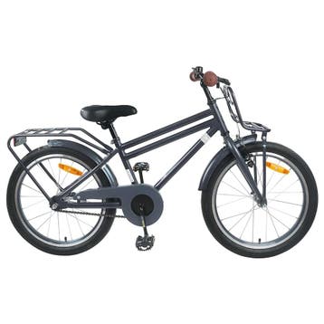 vidaXL Kinderfiets 18 Inch voor 5-7 jaar Donkergrijs, Fietsen en Brommers, Verzenden, Nieuw