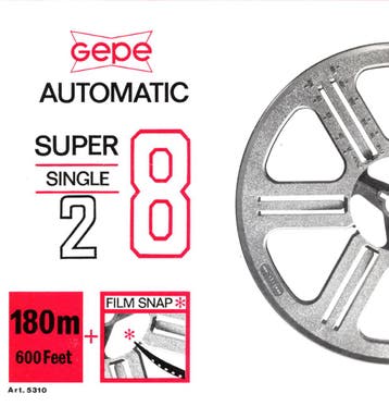 Gepe Automatic Super Single 2X8mm Film Reel - 180m (Nieu, Verzenden, Nieuw