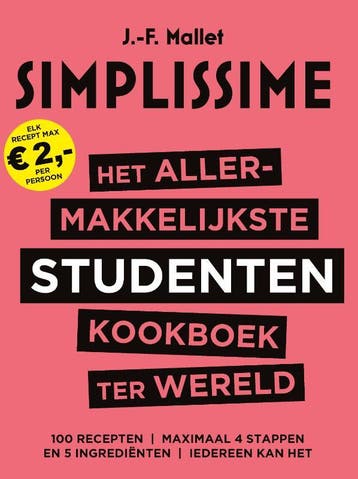 Het allermakkelijkste studentenkookboek ter wereld /, Verzenden, Zo goed als nieuw, J.-F. Mallet