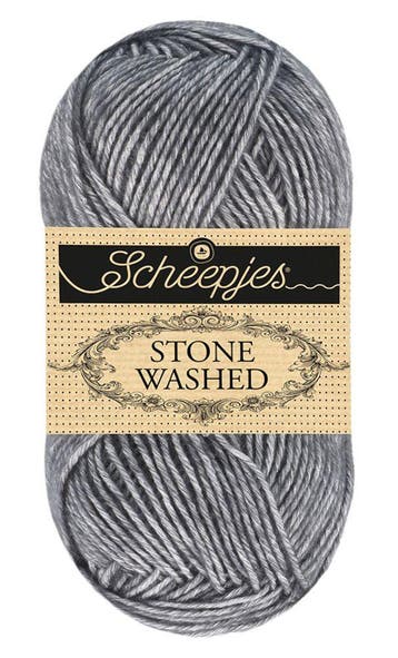 Scheepjes Stone Washed - 852 Graphite - Katoen-mix Garen, Ophalen of Verzenden, Nieuw