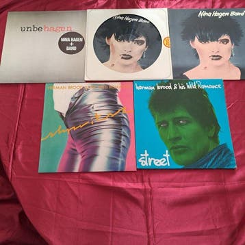 Herman Brood & His Wild Romance, Nina Hagen Band - 5 Albums, Nieuw in verpakking