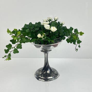 WMF - Tafelmiddenstuk - organisch Art Nouveau bladmotief met