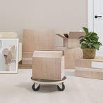vidaXL Meubelhondjes 2 st rechthoekig 250 kg Ø38x11,5 cm, Verzenden