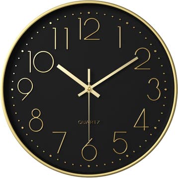Tyme Wandklok Modern - Goed leesbaar - Stille 30cm Klok -, Ophalen of Verzenden, Zo goed als nieuw