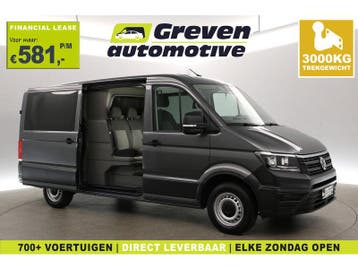 Volkswagen Crafter 2.0 TDI L3H2 140PK | DC | 6 Zits |, Euro 6, Volkswagen, Nieuw, Zilver of Grijs