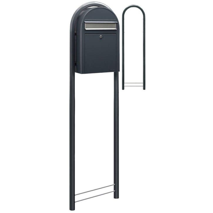 Bobi Classic brievenbus en Round statief staal -, Tuin en Terras, Brievenbussen, Nieuw, Verzenden