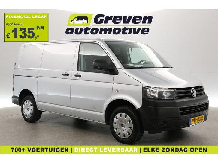 Volkswagen Transporter 2.0 TDI L1H1 140PK | Airco | Cruise, Auto's, Bestelauto's, Handgeschakeld, Diesel, Zilver of Grijs, Euro 5