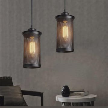 Zwarte Metalen Hanglamp Indian Style - Decoratieve Plafondla, Verzenden, Nieuw