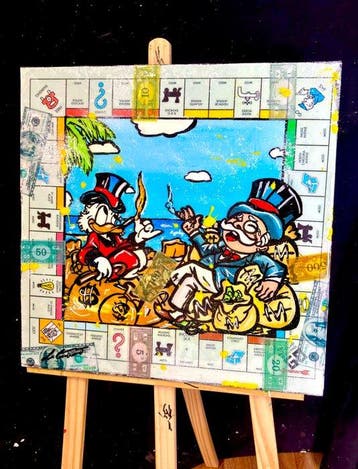 Luca Cartoonist - I soldi non fanno la felicità (?) (Resin