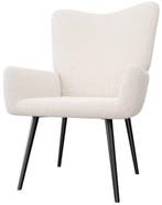 2dekans | Oorfauteuil / Relaxfauteuil Odense - Beige -, Ophalen of Verzenden, Zo goed als nieuw