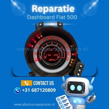 Dashboard Reparatie Fiat 500 / Abarth KM-Teller defect, Ophalen of Verzenden, Nieuw, Fiat