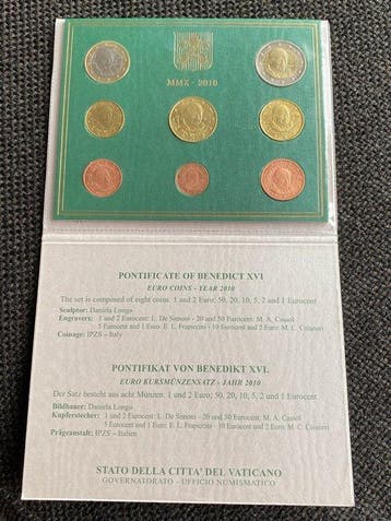 Vaticaan. Year Set (BU) 2010 (Zonder minimumprijs)