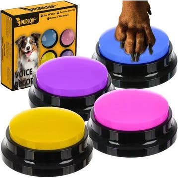 Praatknoppen Hond 4 Stuks – Opneembare Geluidsknoppen voor, Dieren en Toebehoren, Ophalen of Verzenden, Nieuw