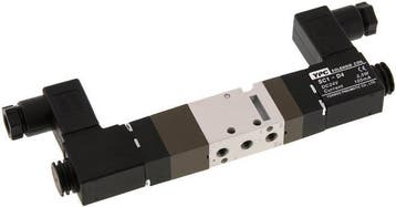 5/3 M5 Middendruk Magneetventiel 12V DC 2-10bar/28-140psi, Verzenden, Nieuw