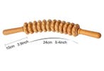Houten Massage Roller Stick met 12 Wielen Trigger Point, Verzenden, Nieuw