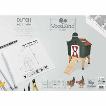 Kippenhok Duvo Dutch House – Houten Kippenhok Zaanse Stij., Verzenden, Nieuw, Kippenhok of Kippenren
