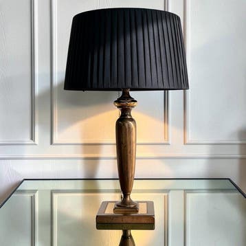 Herda - Tafellamp - Elegant en chic - Metaal, Messing, Nieuw