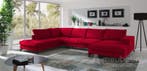 U-Bankstel Stroe - loungebanken - Rood, Nieuw, 150 cm of meer, Stof, 300 cm of meer