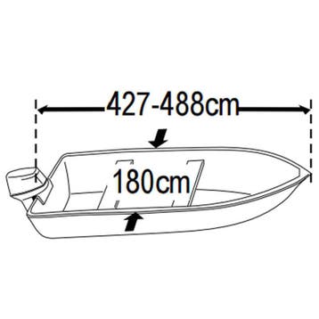 Dekzeil Boot Universeel 427-488cm Model 1, Watersport en Boten, Accessoires en Onderhoud, Ophalen of Verzenden, Nieuw