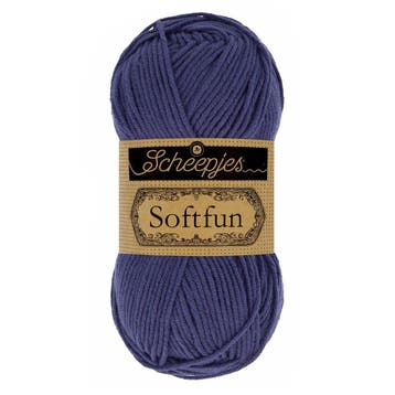 Scheepjes Softfun - 2463 Purple - Haakgaren / Breigaren, Ophalen of Verzenden, Nieuw, Breien of Haken, Wol of Garen