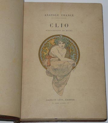 Anatole France - Clio - Superbes illustrations de Mucha -